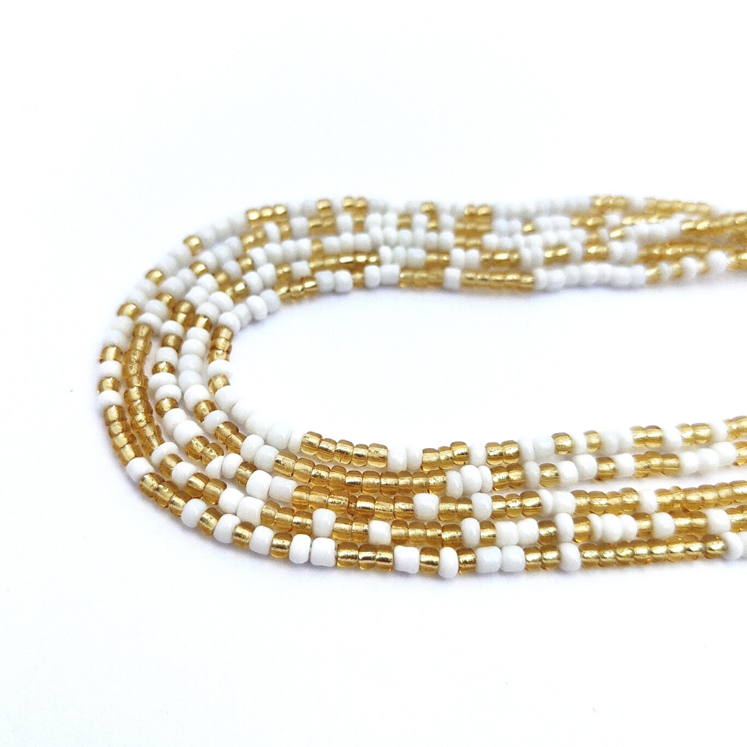 WHITE & GOLD HALO