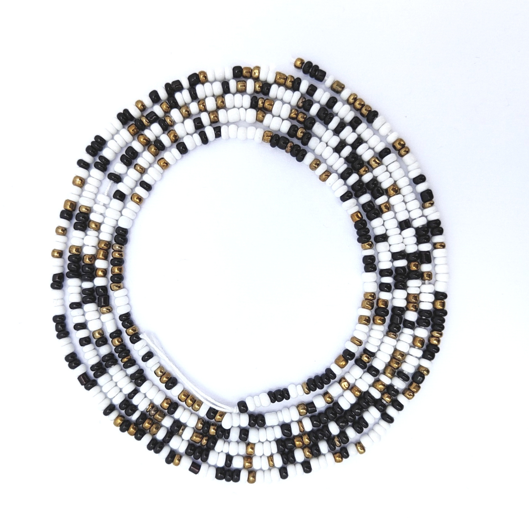 WHITE, BLACK & GOLD LUCK