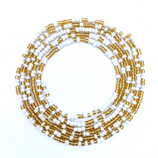 WHITE & GOLD HALO