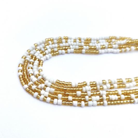 WHITE & GOLD HALO