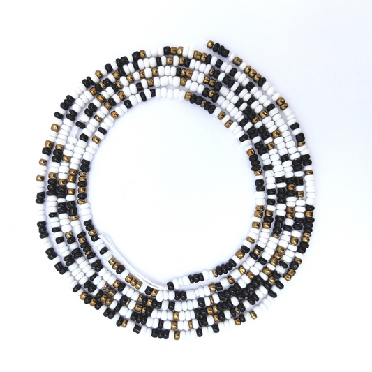 WHITE, BLACK & GOLD LUCK